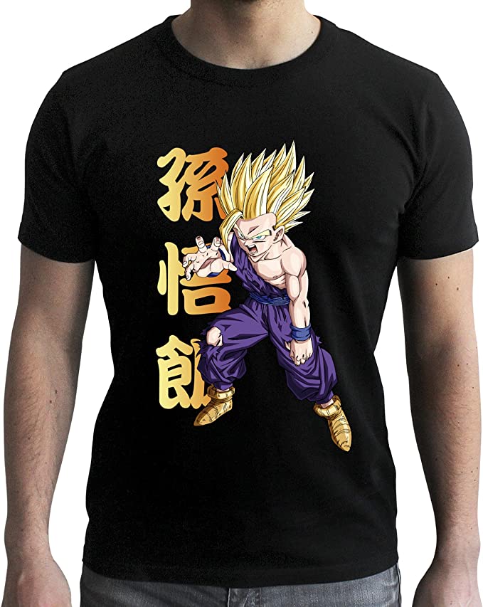 Dragon Ball - DBZ Gohan Black Man T-Shirt S - flash vidéo