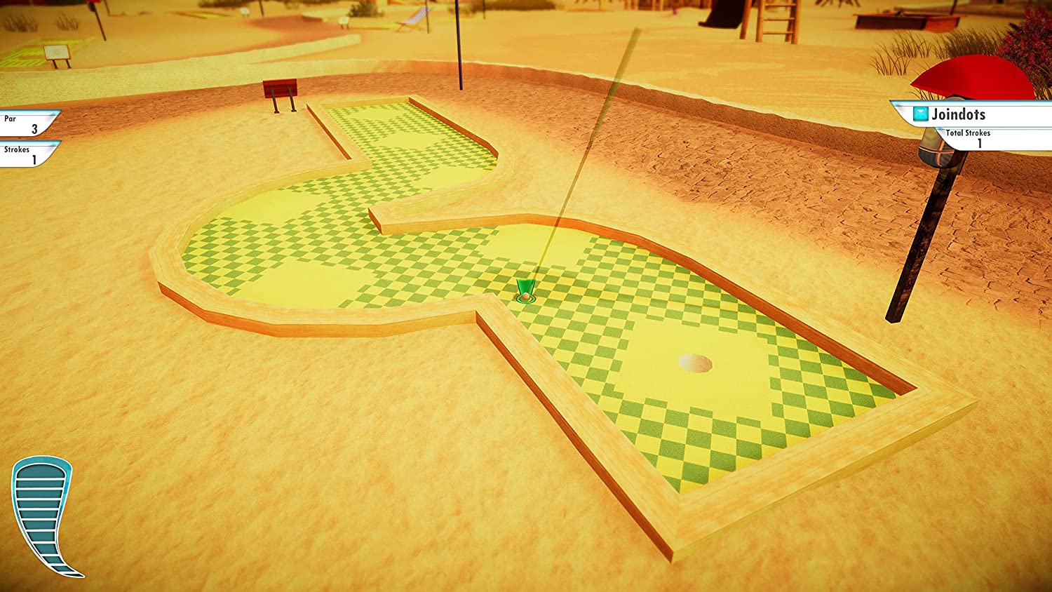 3D Minigolf - flash vidéo