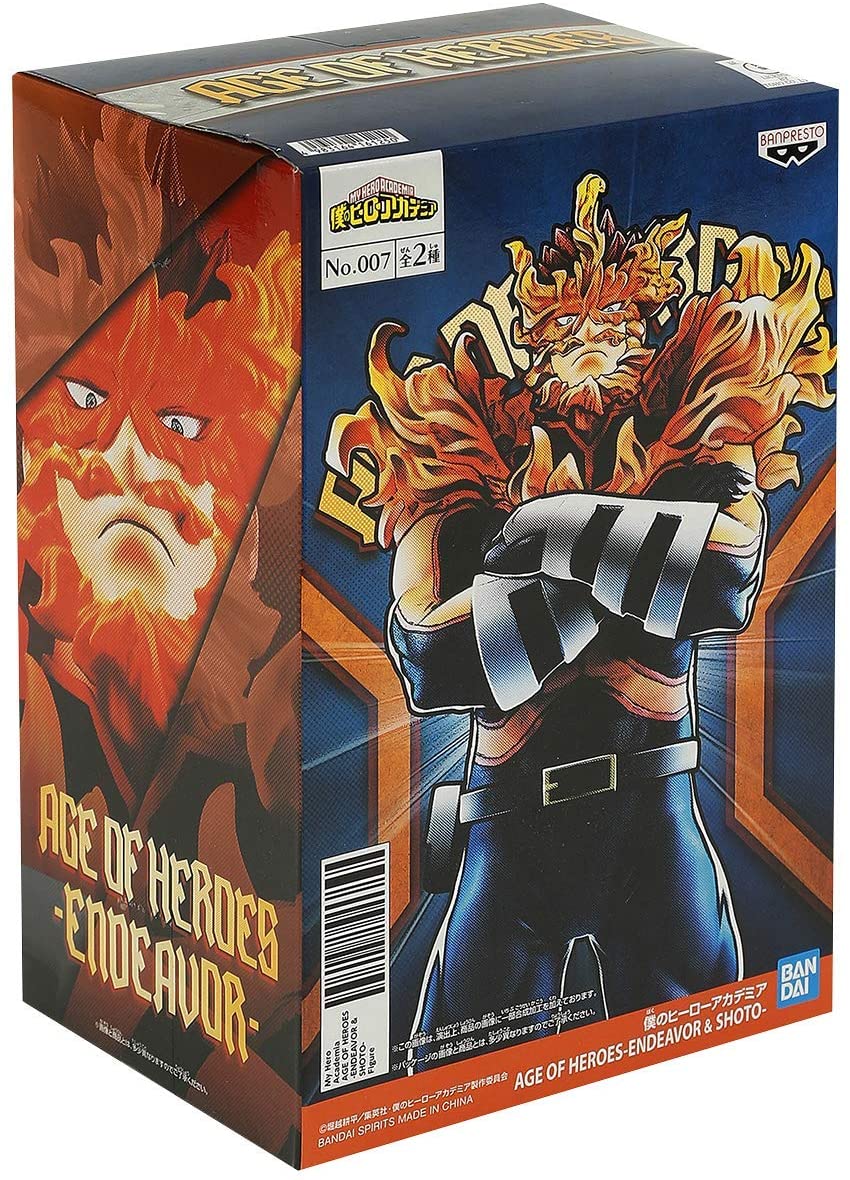 My Hero Academia - Age of Heroes - Endeavor Statue 19cm - flash vidéo