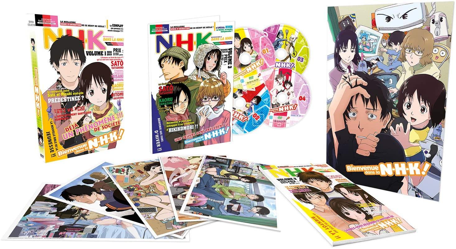 Bienvenue dans la NHK - Intégrale - Collector Limitée - Coffre DVD - flash vidéo
