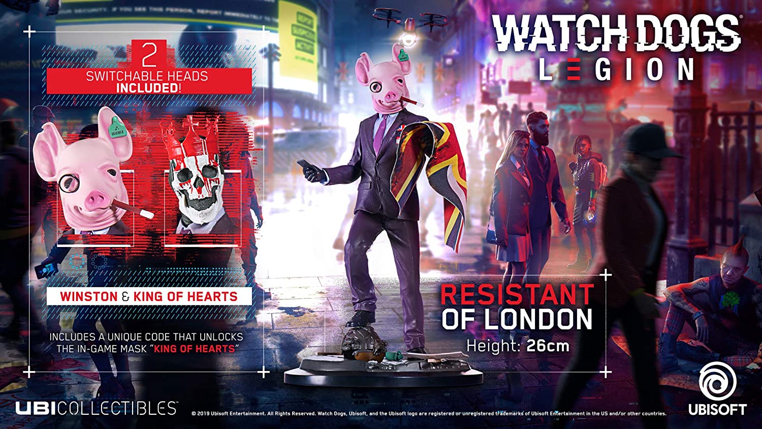 Watch Dogs Legion The Resistant of London Figure - flash vidéo