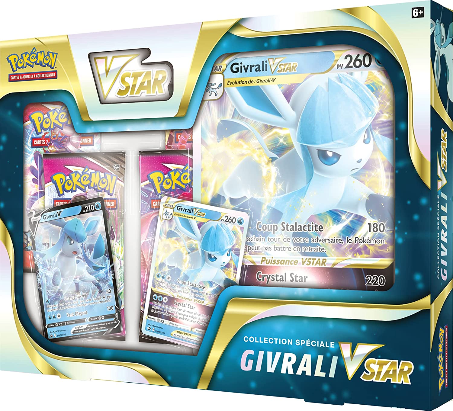 Pokémon JCC - Collection Spéciale Givrali-VSTAR et Phyllali-VSTAR (1x Boite aléatoire)