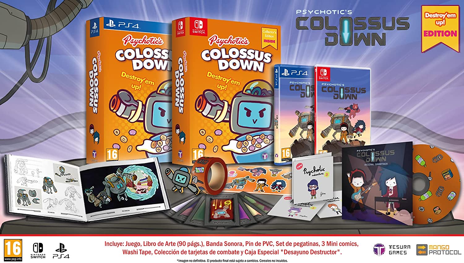 Psychotic's Colossus Down - Destroy'em Up Edition - flash vidéo