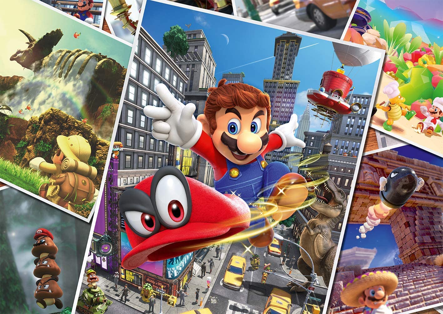 Nintendo - Mario Odyssey Tour du Monde Puzzle 500 pcs - flash vidéo