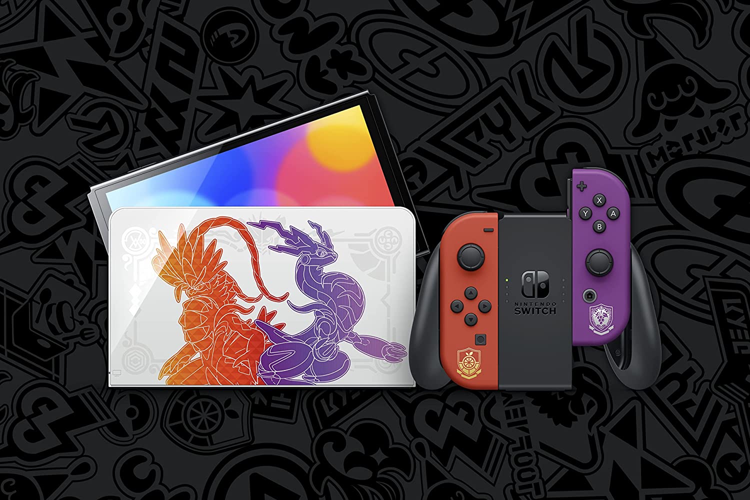 Nintendo Switch OLED Model Pokémon Scarlet & Violet Edition - flash vidéo