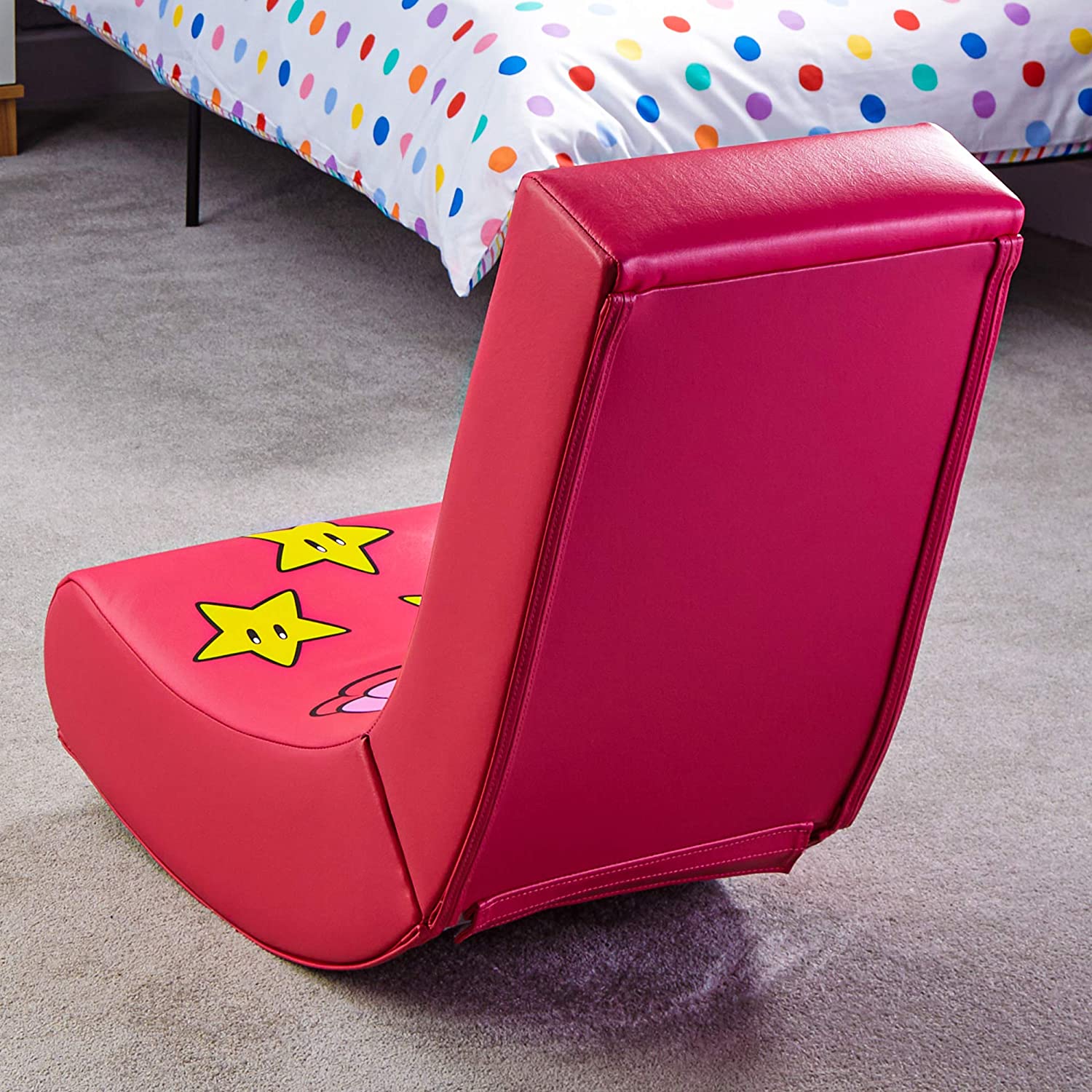 X Rocker - Nintendo Video Rocker Super Mario All-Star Collection Princess Peach Gaming Chair - flash vidéo