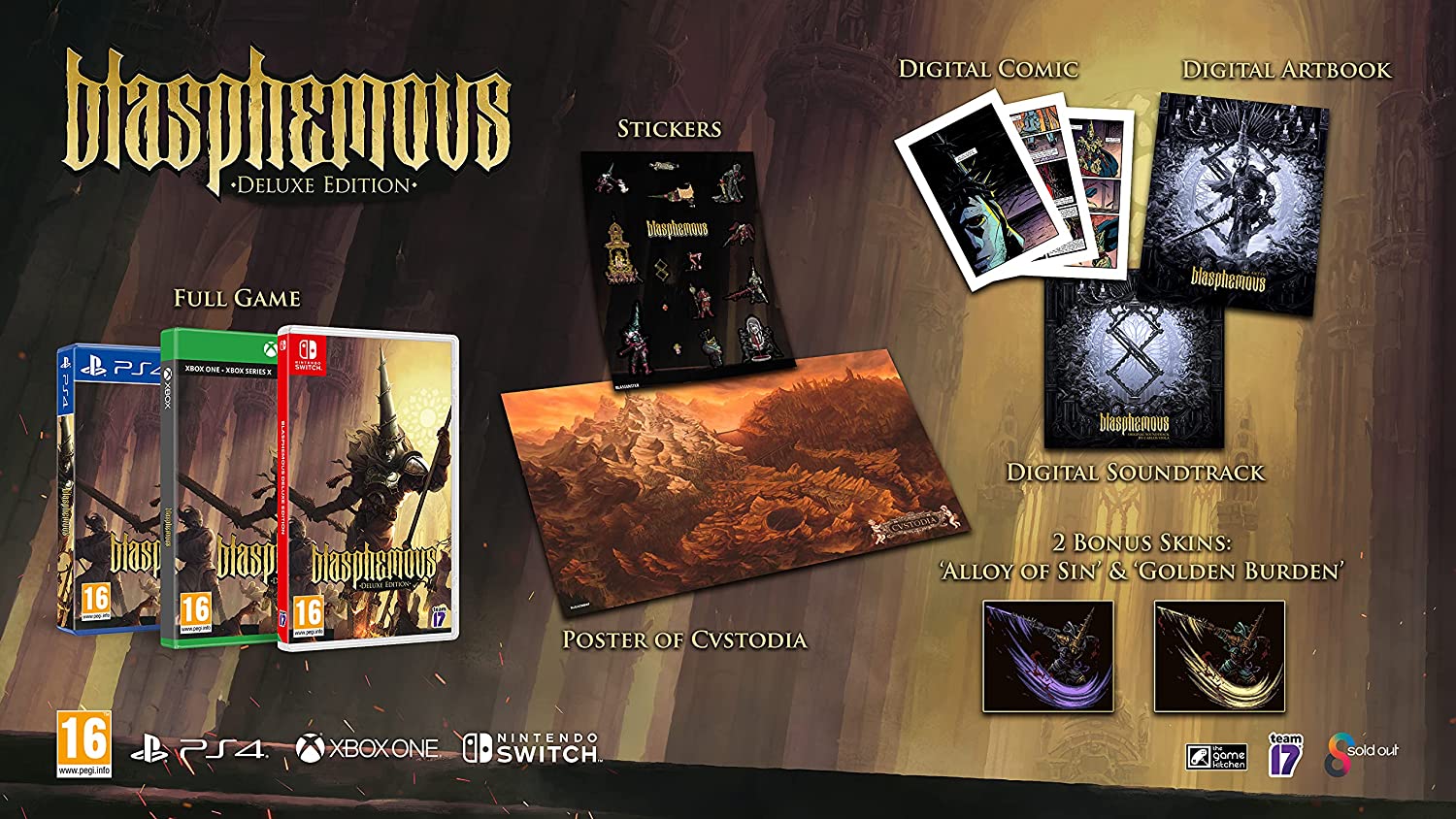 Blasphemous Deluxe Edition - flash vidéo