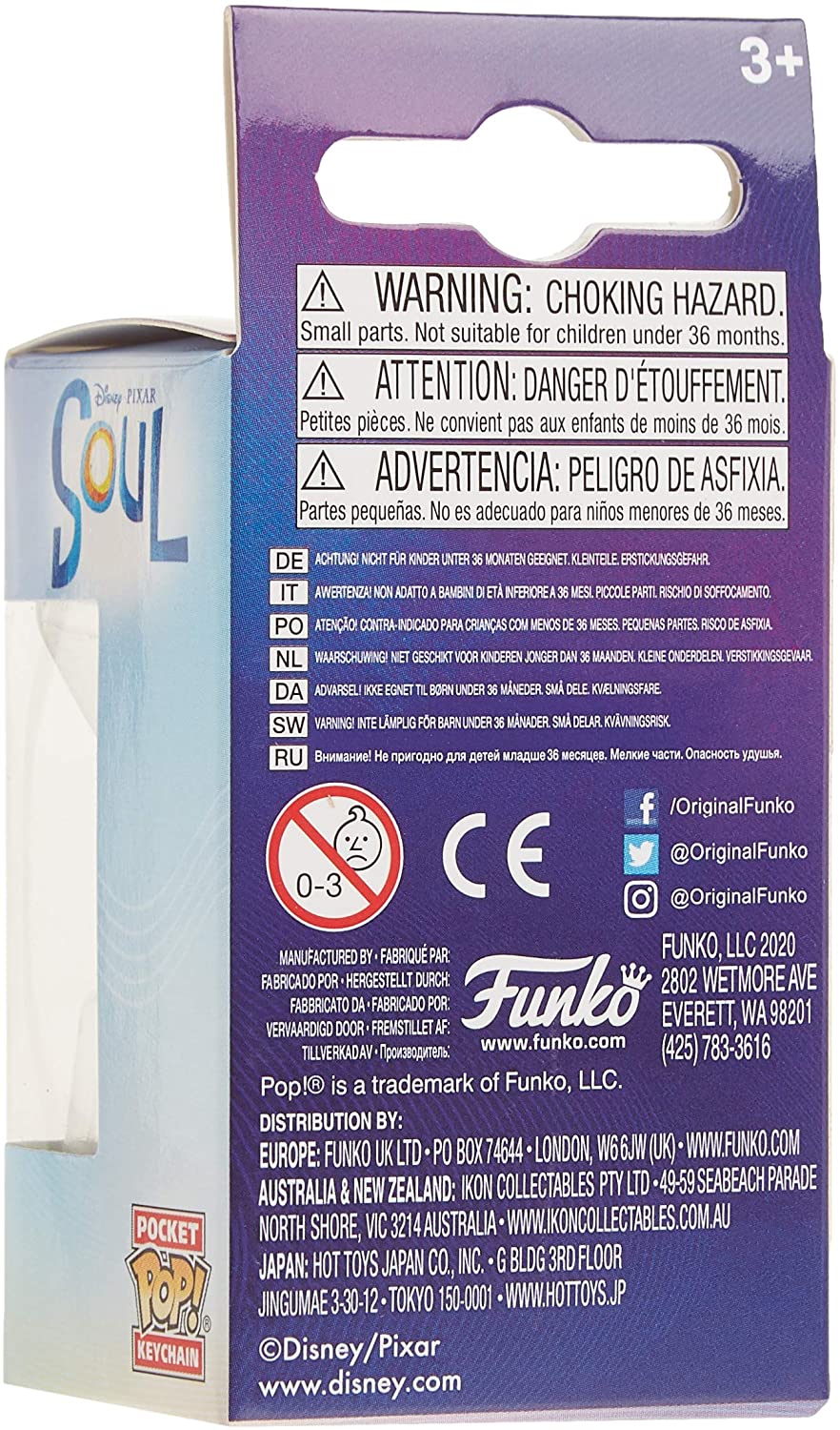 Funko Pocket Pop! Keychain Disney: Soul - Mr Mittens (Soul World) ENG Merchandising - flash vidéo