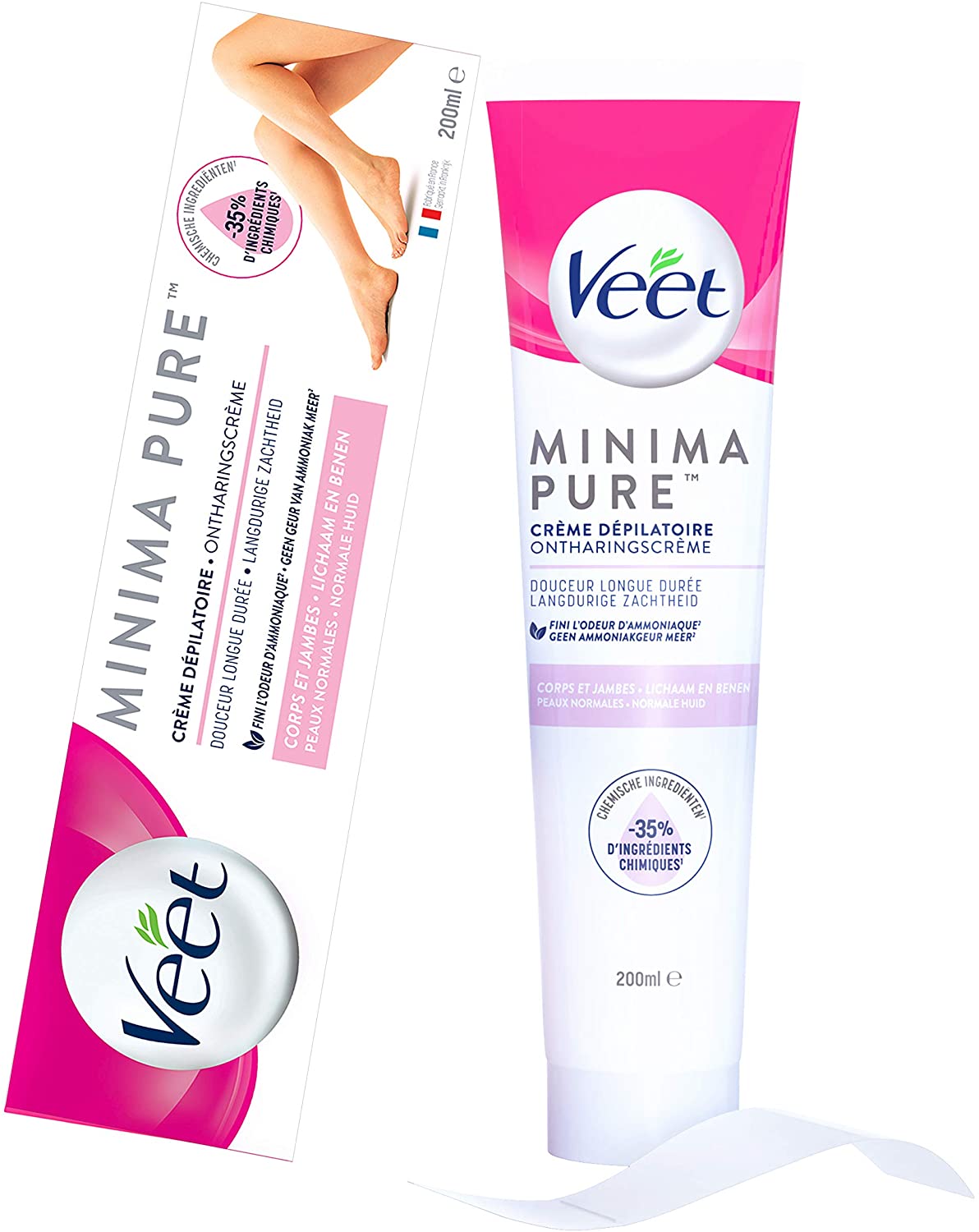 Veet MINIMA Crème Dépilatoire Peaux Normales 200ml