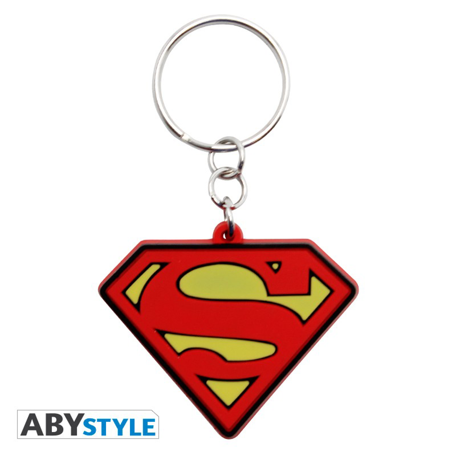 DC Comics Superman Symbol PVC Keychain - flash vidéo