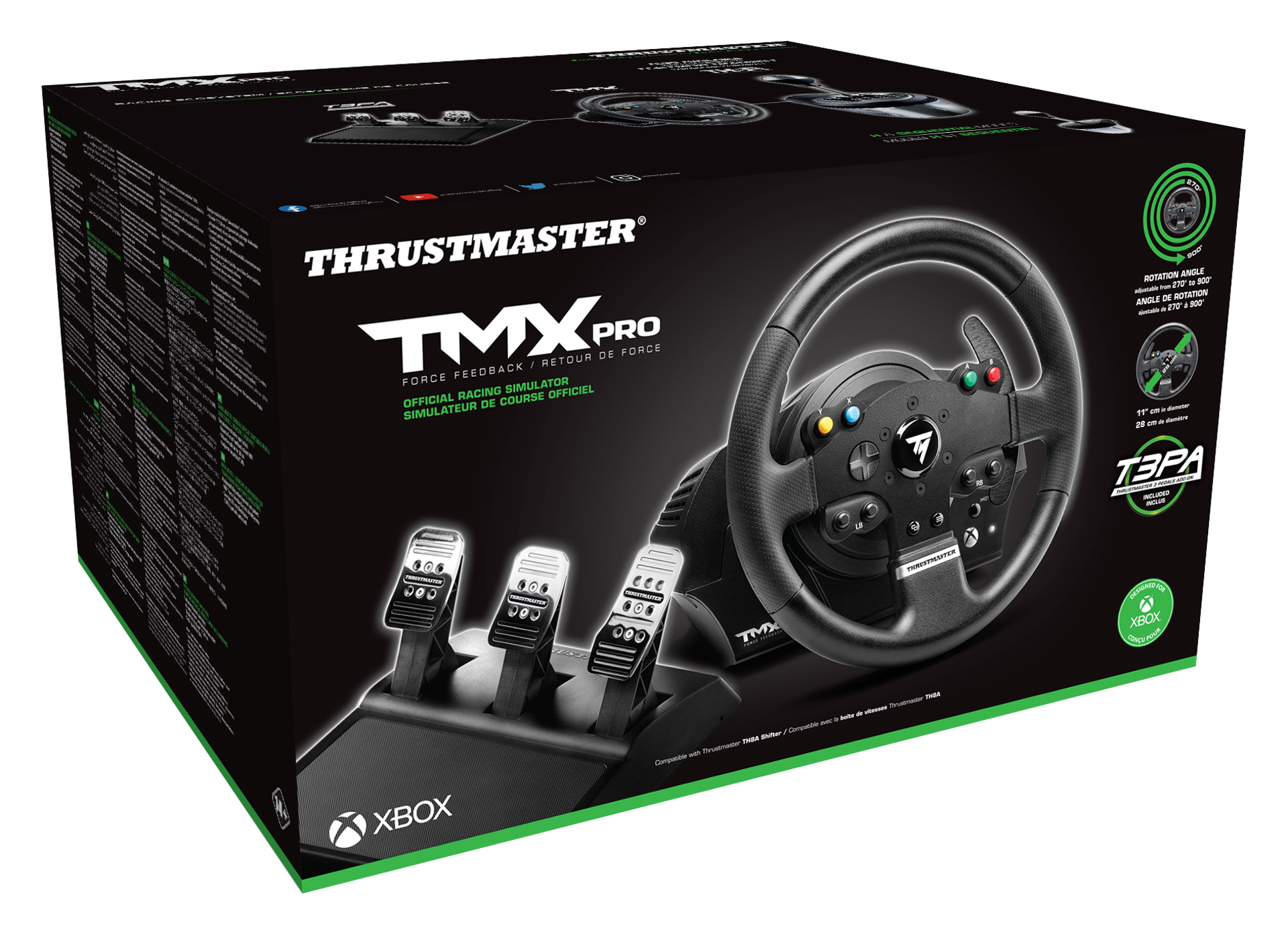 Thrustmaster TMX PRO Force Feedback Racing Wheel - flash vidéo