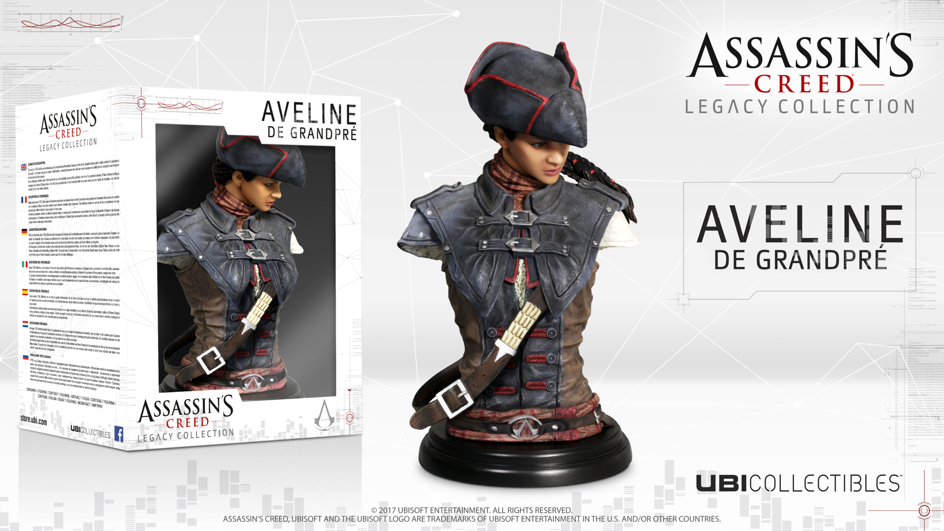 Assassin's Creed Legacy Collection Aveline de Grandpré Bust - flash vidéo