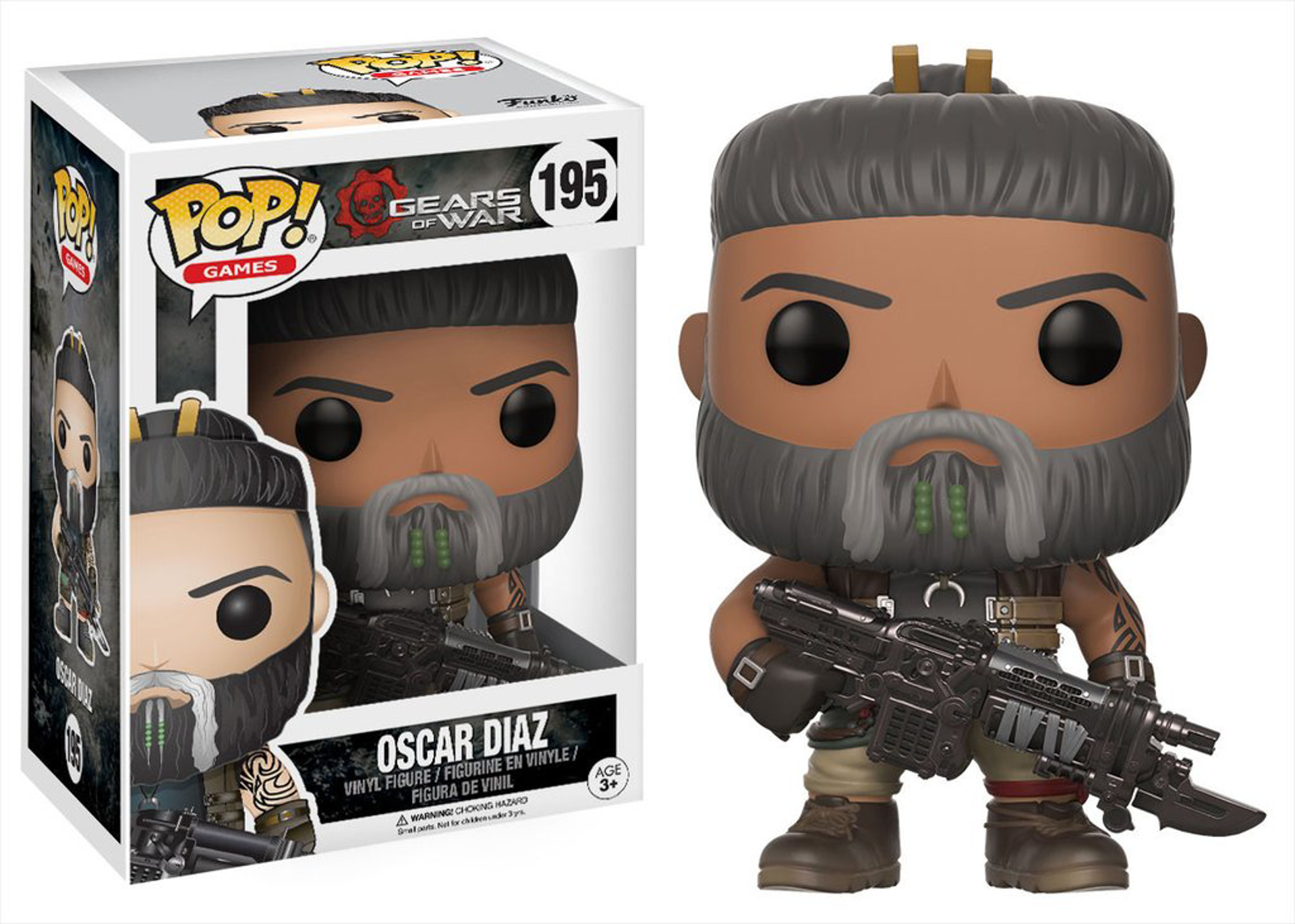 Funko Pop! Games Gears of War Oscar Diaz - flash vidéo