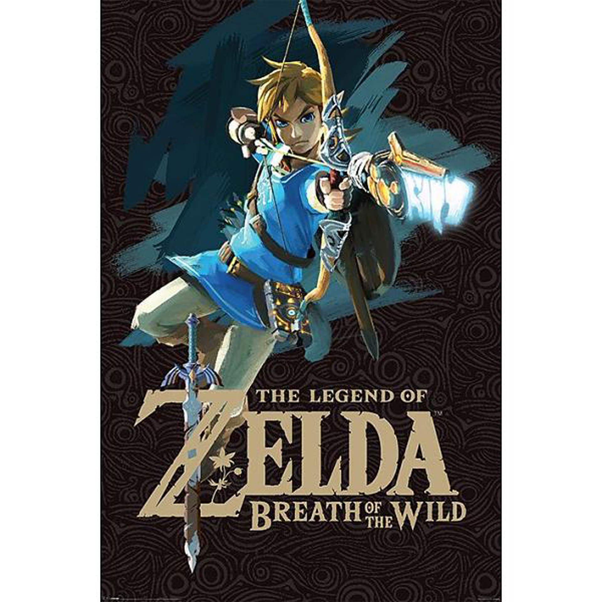The Legend of Zelda - Maxi Poster Breath of the Wild Cover - flash vidéo