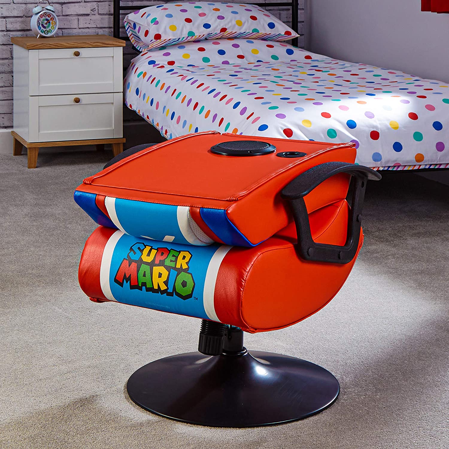 X Rocker - Super Mario 2.1 Audio Rocker Nintendo OLP Gaming Chair - flash vidéo