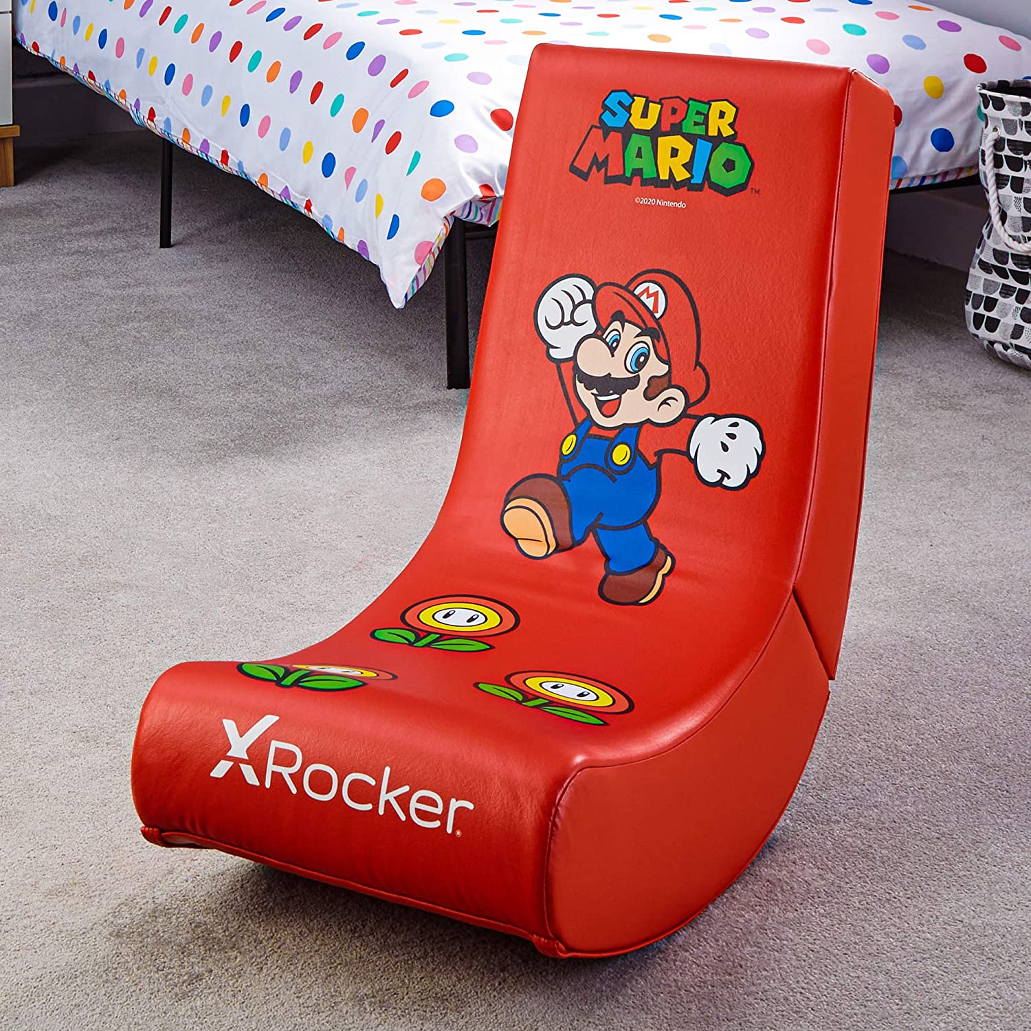 X Rocker - Nintendo Video Rocker Super Mario All-Star Collection Mario Gaming Chair - flash vidéo