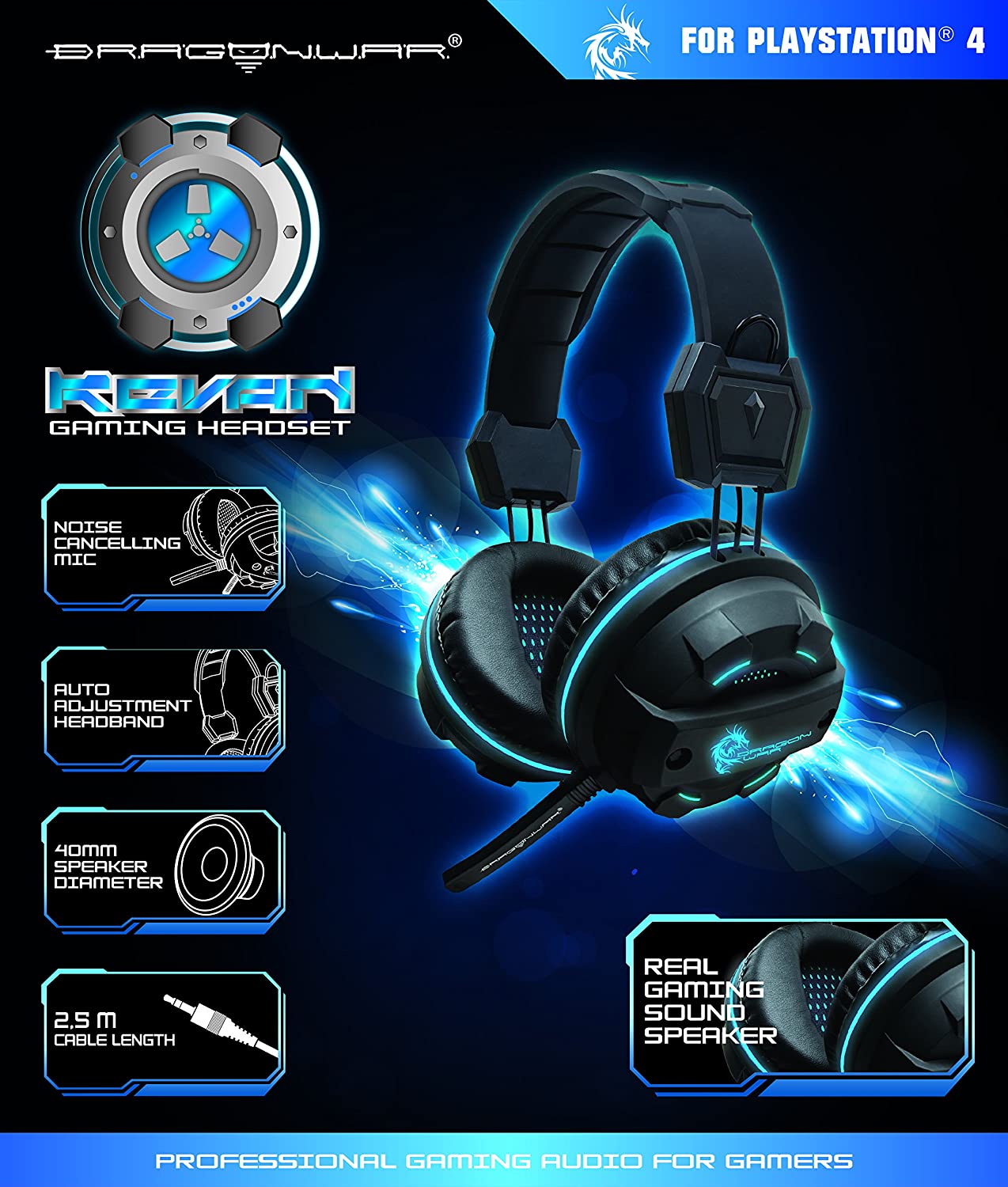 Dragonwar Revan Headset PS4 - flash vidéo