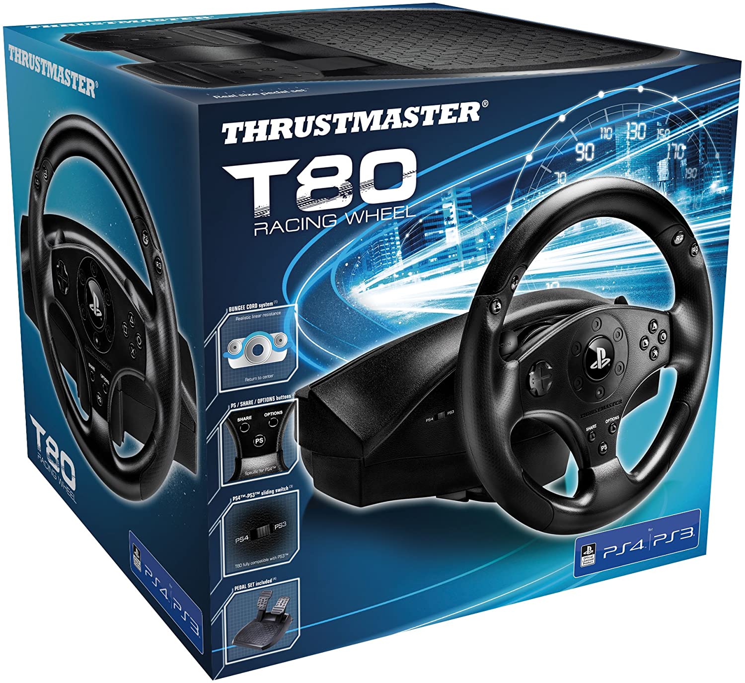 Thrustmaster T80 Racing Wheel - flash vidéo