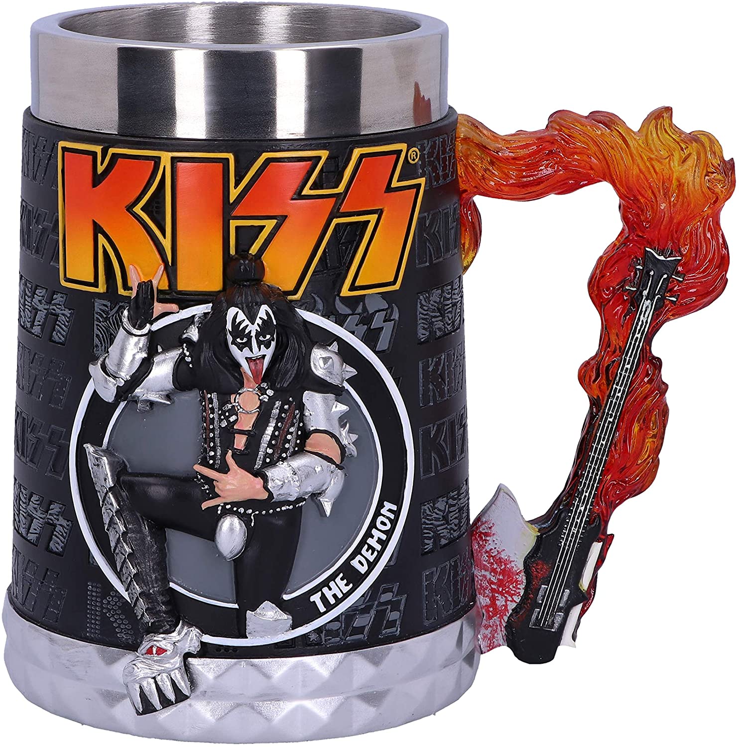 KISS - Chope enflammée Gene Simmons "The Demon" 14.5cm