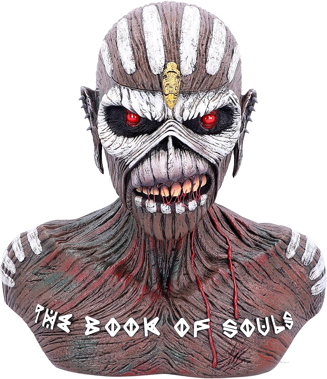 Iron Maiden - Coffret Buste d'Eddie "Book of Souls" 26cm - flash vidéo