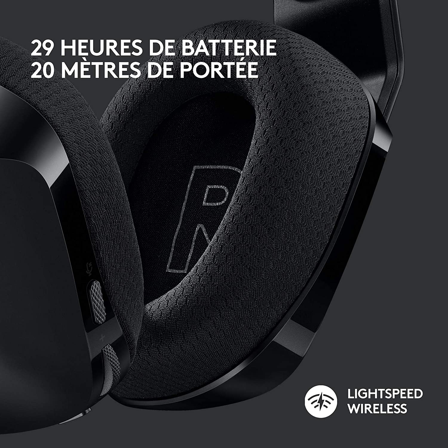 Logitech Casque de jeu sans fil Lightspeed RVB G733 Noir - flash vidéo