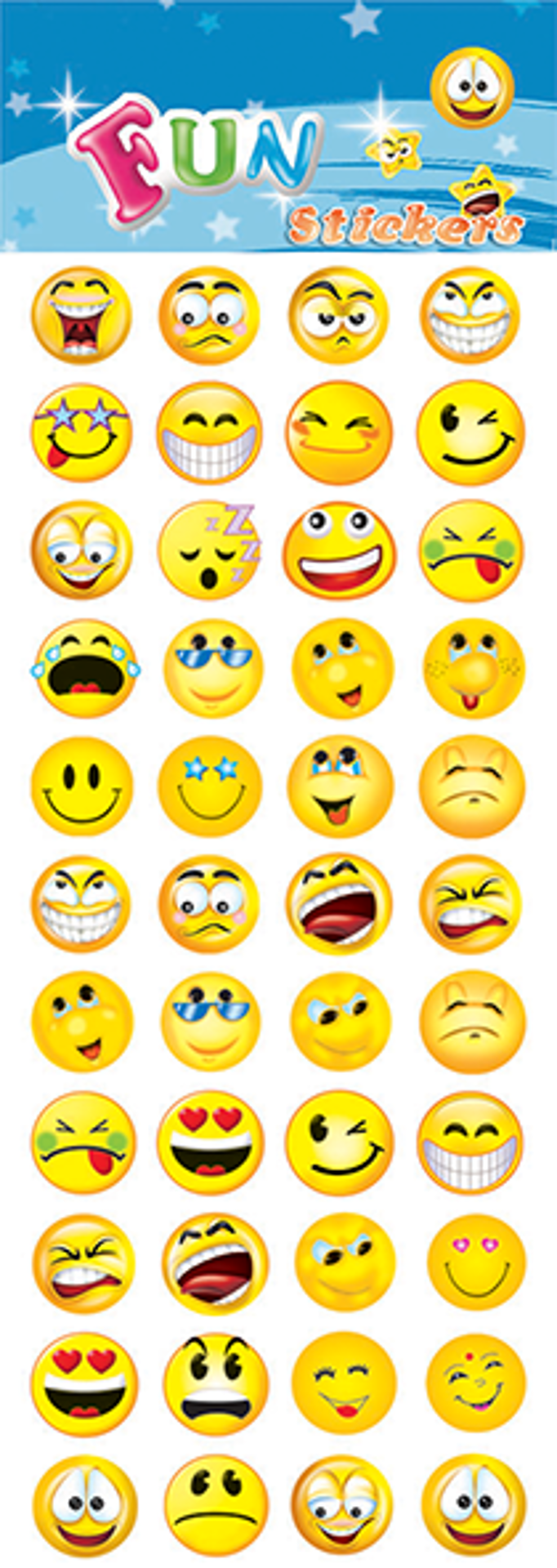 Smile Faces Stickers - flash vidéo