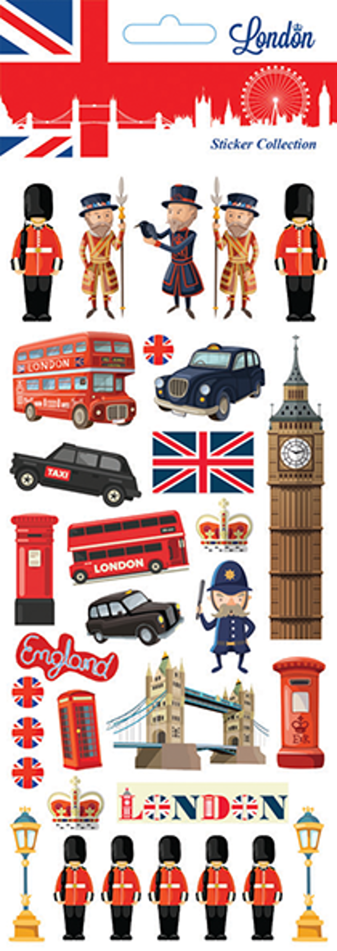 London Stickers - flash vidéo