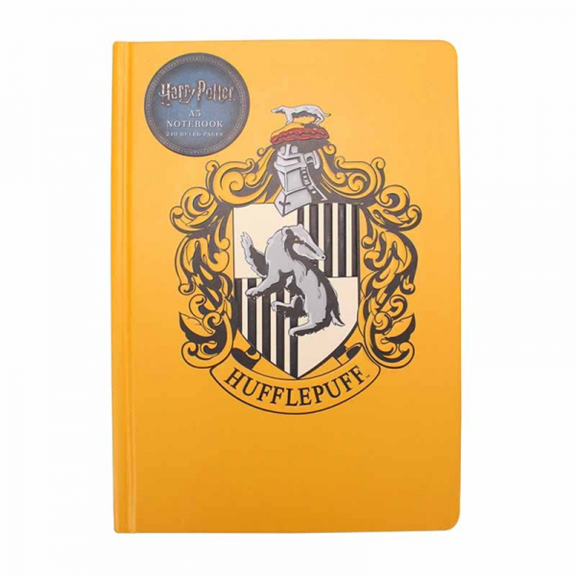 Harry Potter - Carnet de note A5 Blason de Poufsouffle - flash vidéo