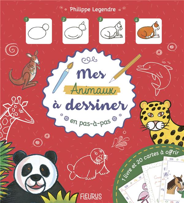 J'apprends à dessiner : mes animaux à dessiner en pas a pas - flash vidéo