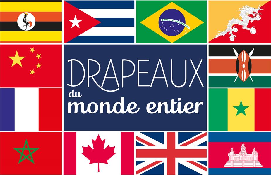 Drapeaux du monde entier - flash vidéo