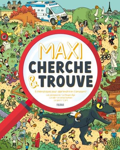 Cherche et trouve : maxi : les dinosaures, le Moyen Age, la ville, le corps humain, le sport, l'art - flash vidéo