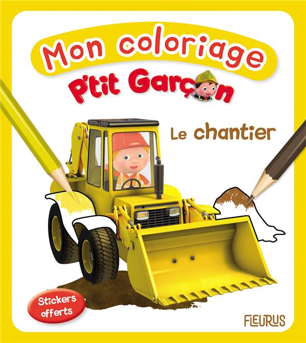 Mon coloriage : P'tit Garçon : le chantier - flash vidéo