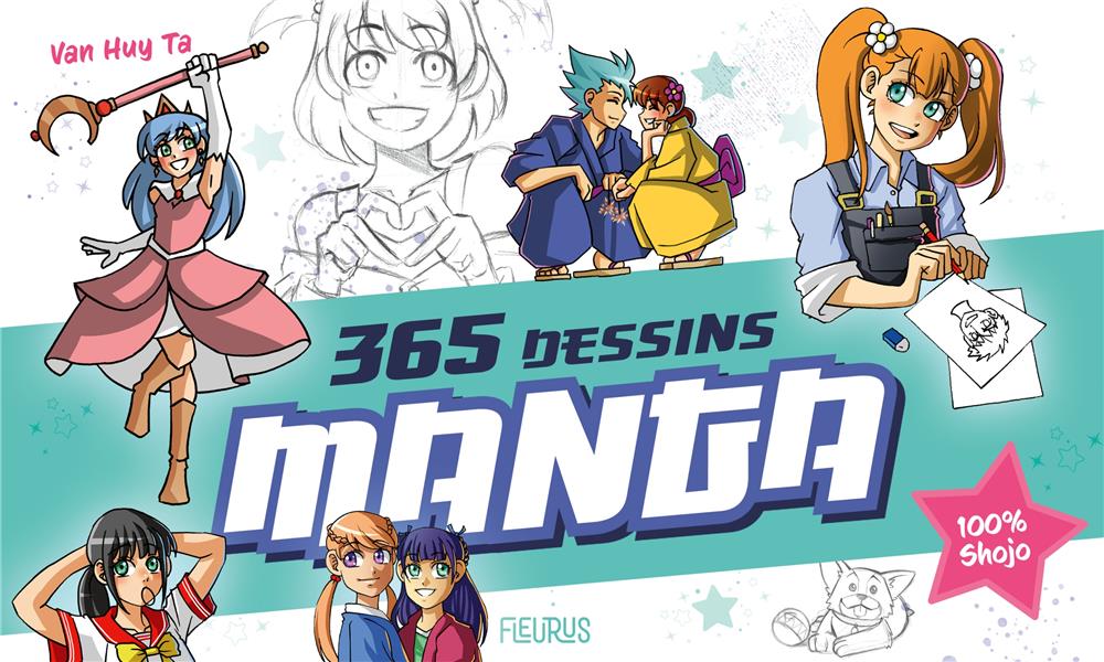 365 dessins manga : 100% shojo - flash vidéo