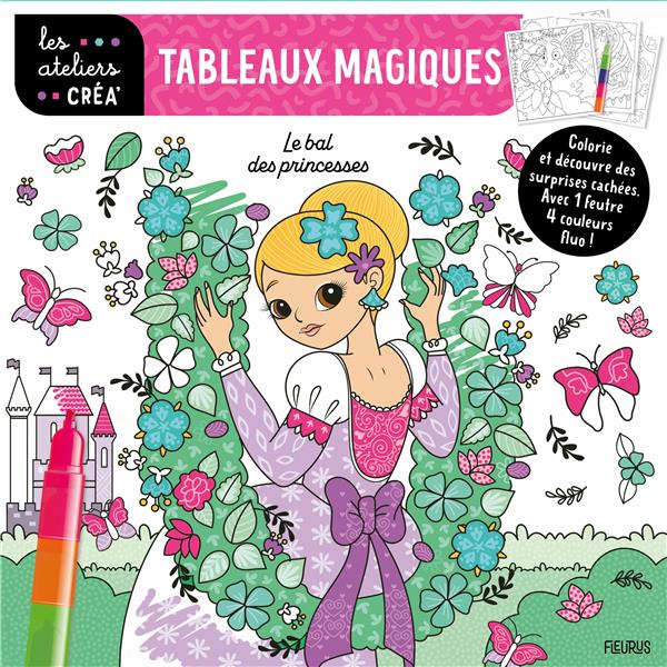 Mes coloriages sur papier magique : le bal des princesses - flash vidéo