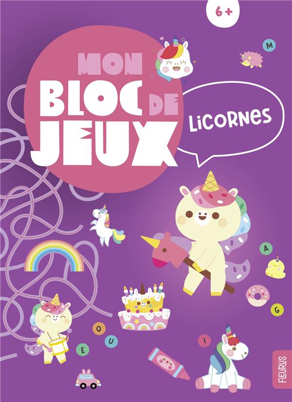 Mon bloc de jeux licornes - flash vidéo
