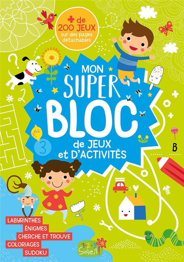Mon super bloc de jeux et d'activités : plus de 200 jeux sur des pages détachables - flash vidéo