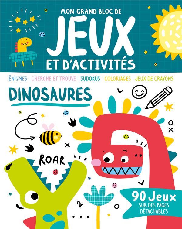 Mon grand bloc de jeux et d'activités : Dinosaures - flash vidéo