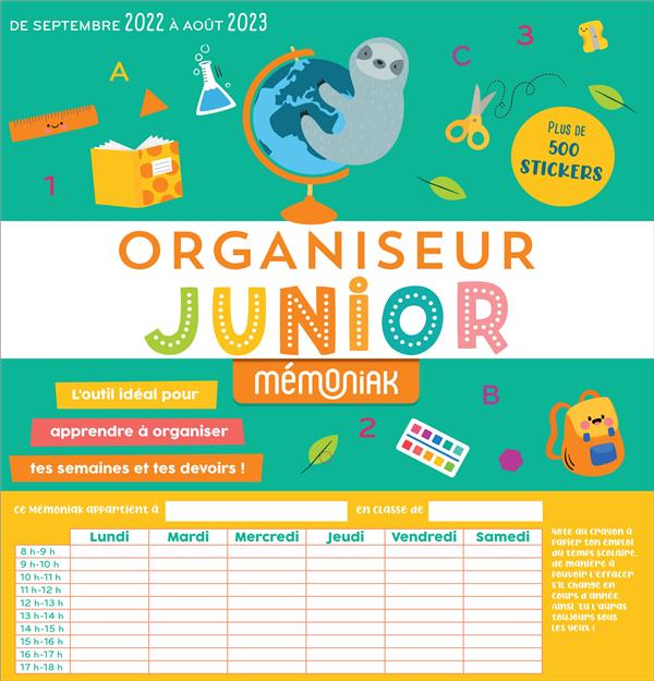 Mémoniak : organiseur junior : de septembre à août (édition 2022/2023) - flash vidéo