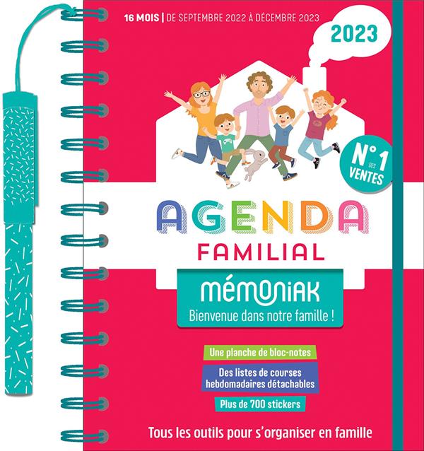 Mémoniak : agenda familial : de septembre 2022 à décembre 2023 - flash vidéo