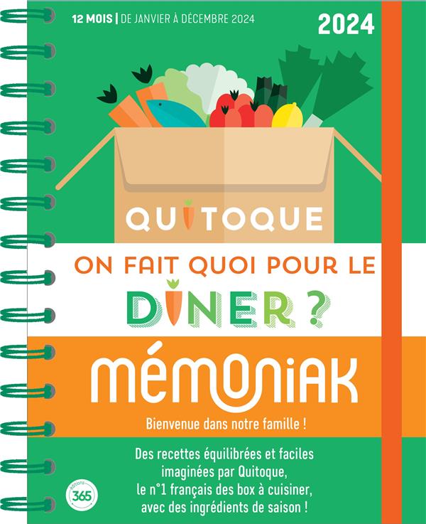 Mémoniak : on fait quoi pour le dîner ? de janvier à décembre (édition 2024) - flash vidéo