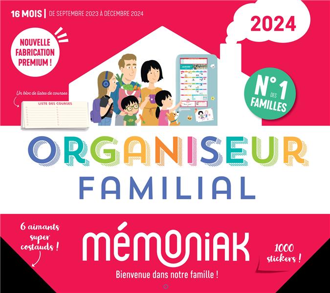 Mémoniak : organiseur familial : de septembre à décembre (édition 2023/2024) - flash vidéo