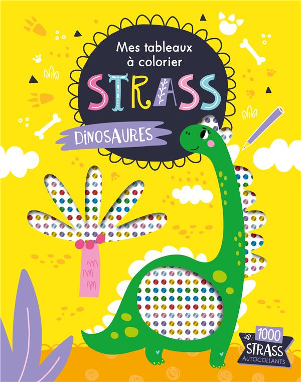 Mes tableaux à colorier strass : dinosaures - flash vidéo