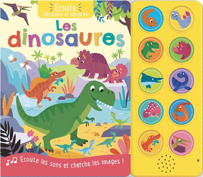écoute, découvre et observe : les dinosaures - flash vidéo