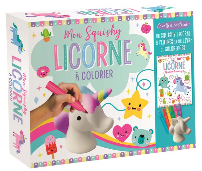 Mon squishy à colorier : licornes - flash vidéo