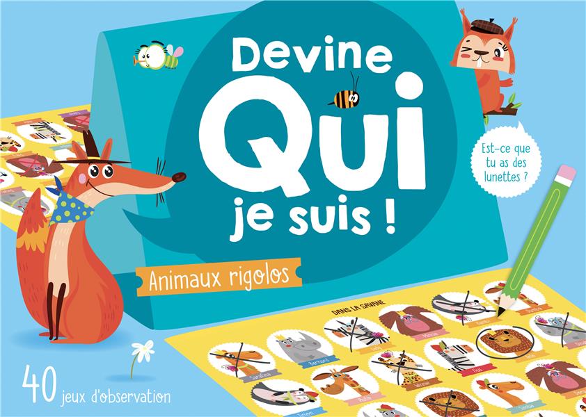 Devine qui je suis ! animaux rigolos - flash vidéo