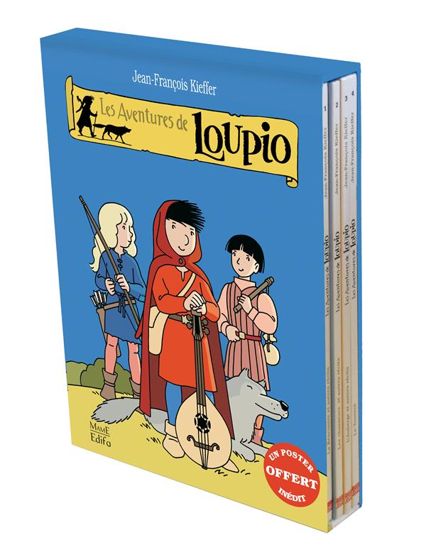 Les aventures de Loupio : coffret t.1 à t.5 - flash vidéo