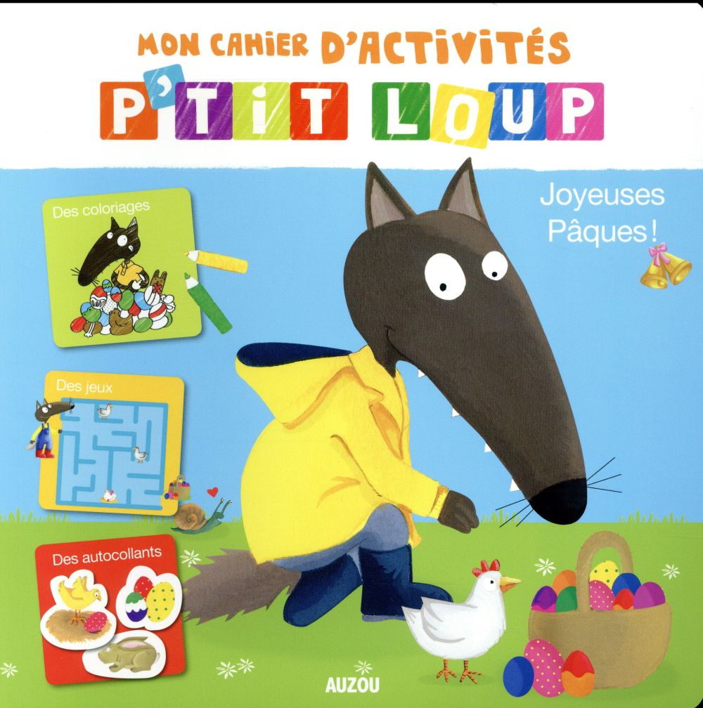 Mon cahier d'activités P'tit Loup : joyeuses Pâques ! - flash vidéo