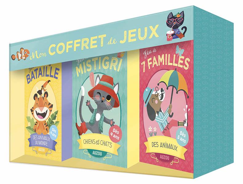 Mon coffret de jeux ; 7 familles, mistigri et bataille ! - flash vidéo