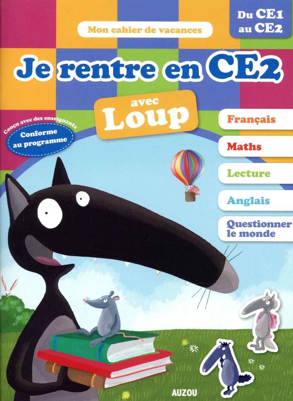 Cahier de vacances : je rentre en CE2 avec Loup ; du CE1 au CE2 - flash vidéo