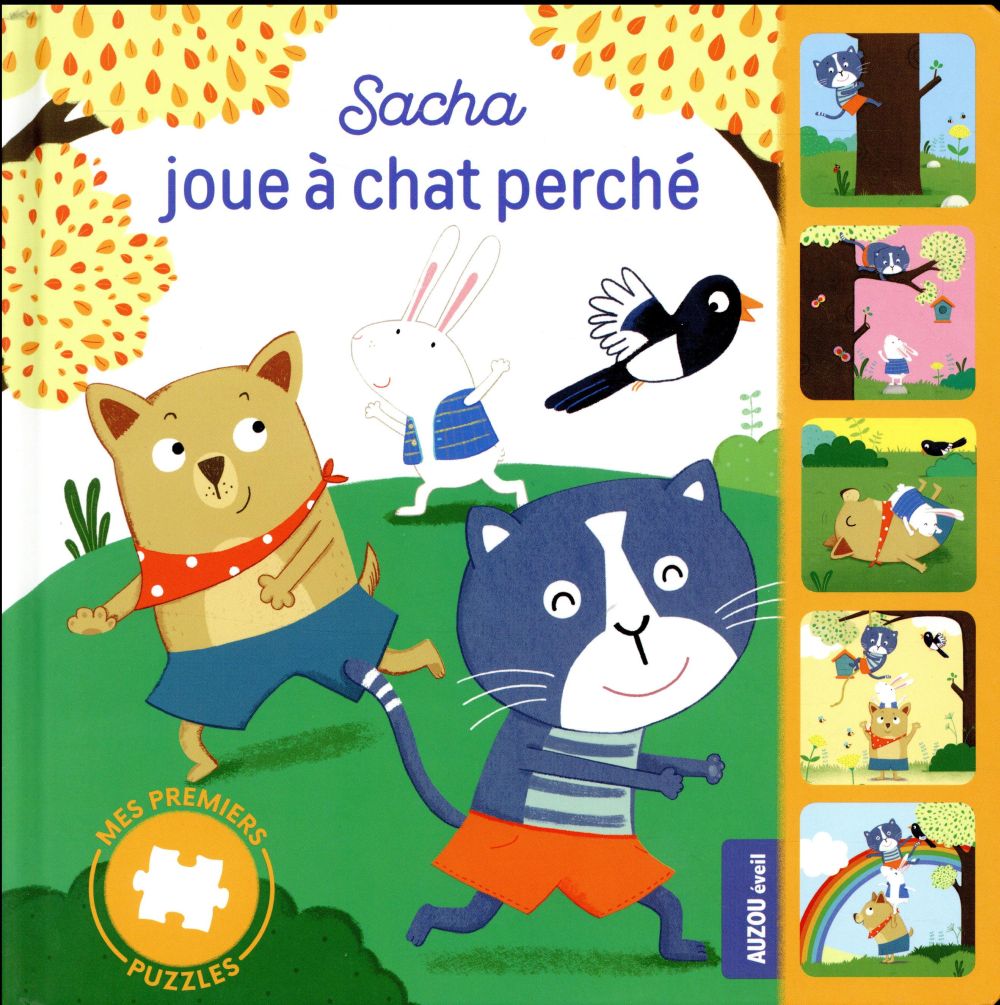 Sacha joue au chat perché - flash vidéo